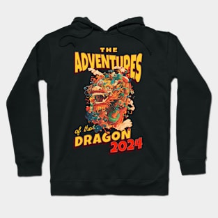 Dragon's Extravaganza: Dynamic Dance in 2024 Hoodie